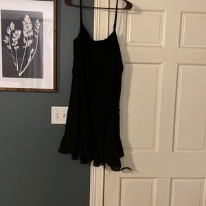 Black flowing dress